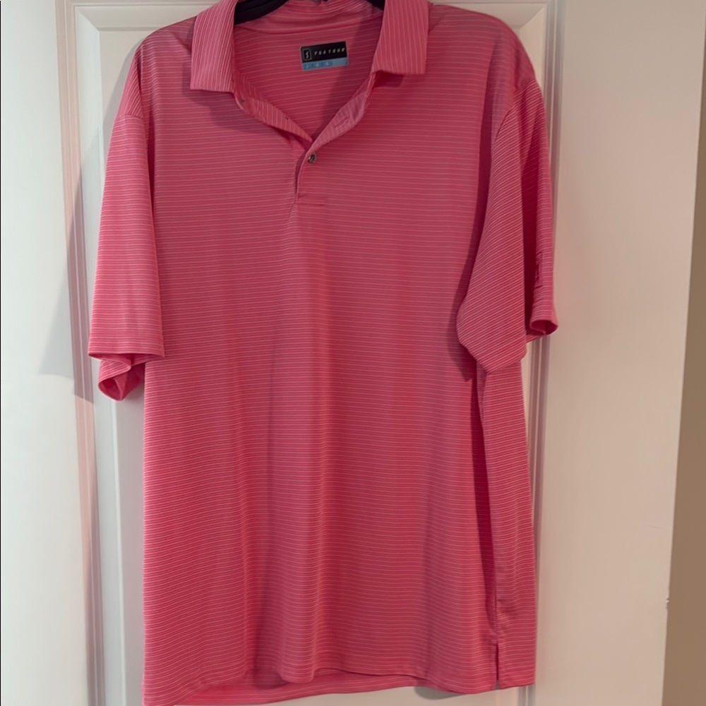 PGA Tour Pink Polo Shirt Classic Design